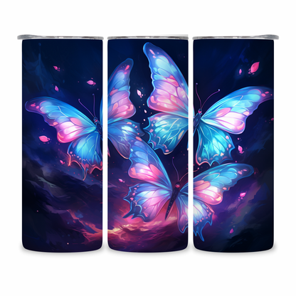 20 OZ Butterflies Stainless Steel Tumblers