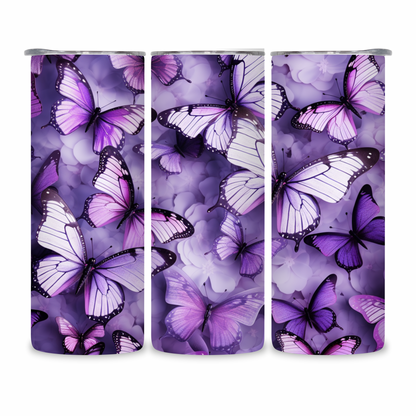 20 OZ Butterflies Stainless Steel Tumblers