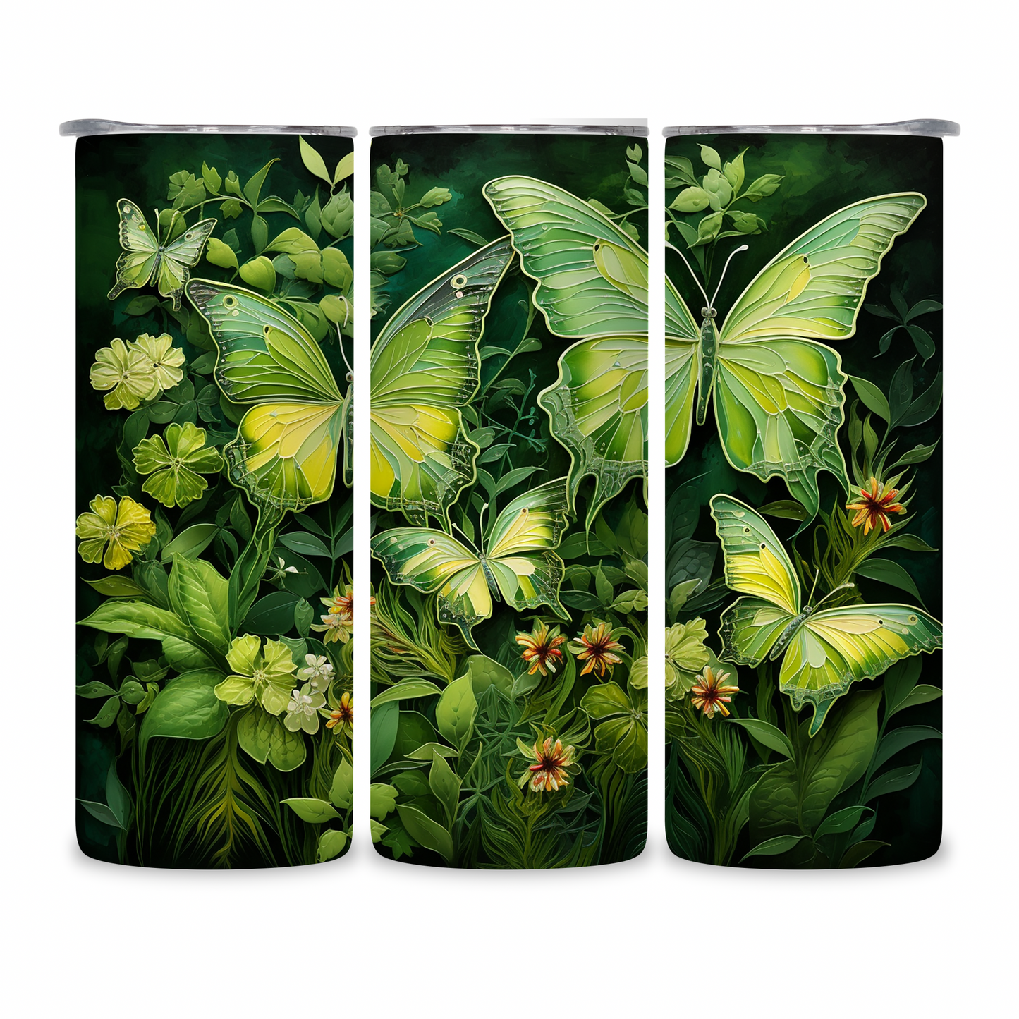 20 OZ Butterflies Stainless Steel Tumblers