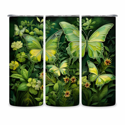 20 OZ Butterflies Stainless Steel Tumblers