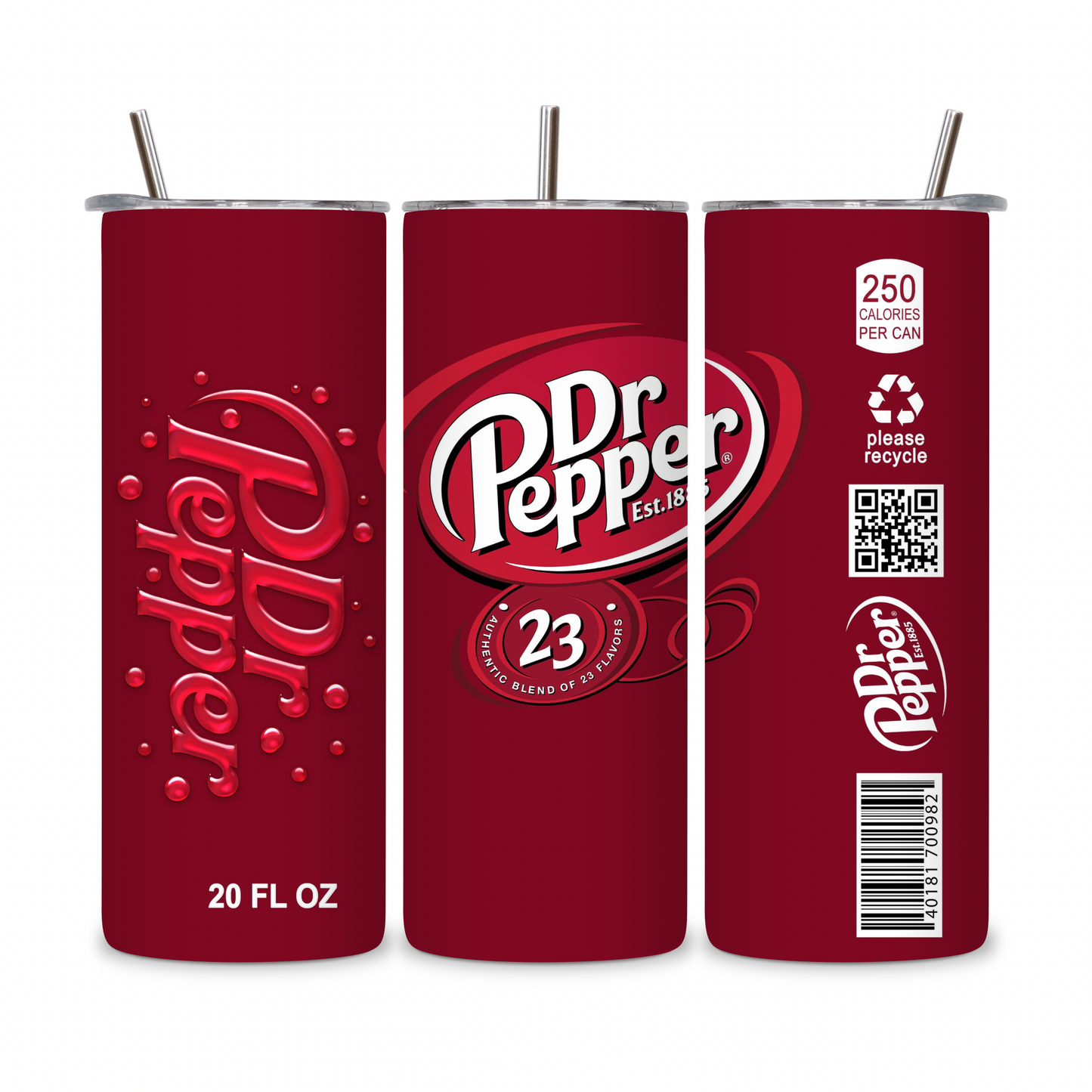20 OZ Pop Stainless Steel Tumblers