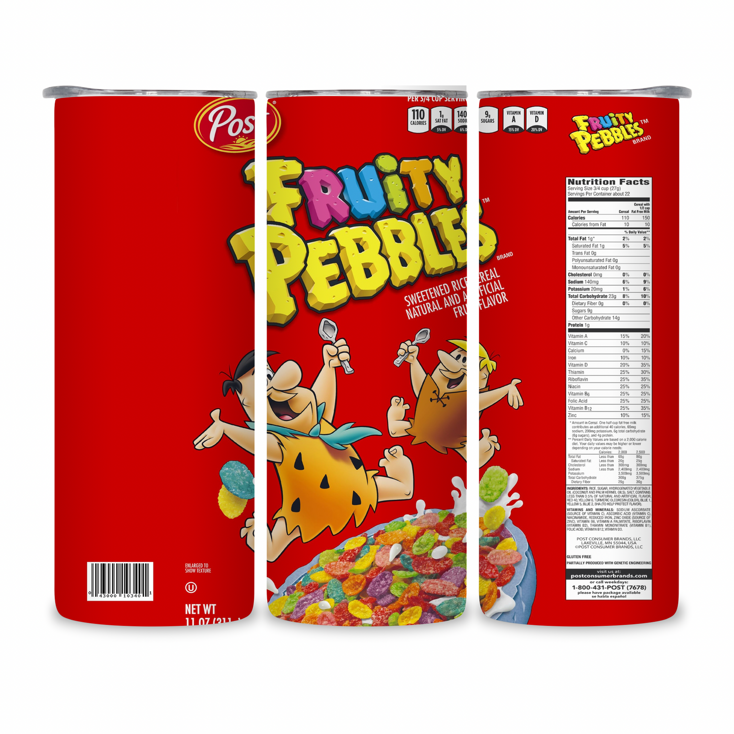 20 OZ Cereal Stainless Steel Tumblers