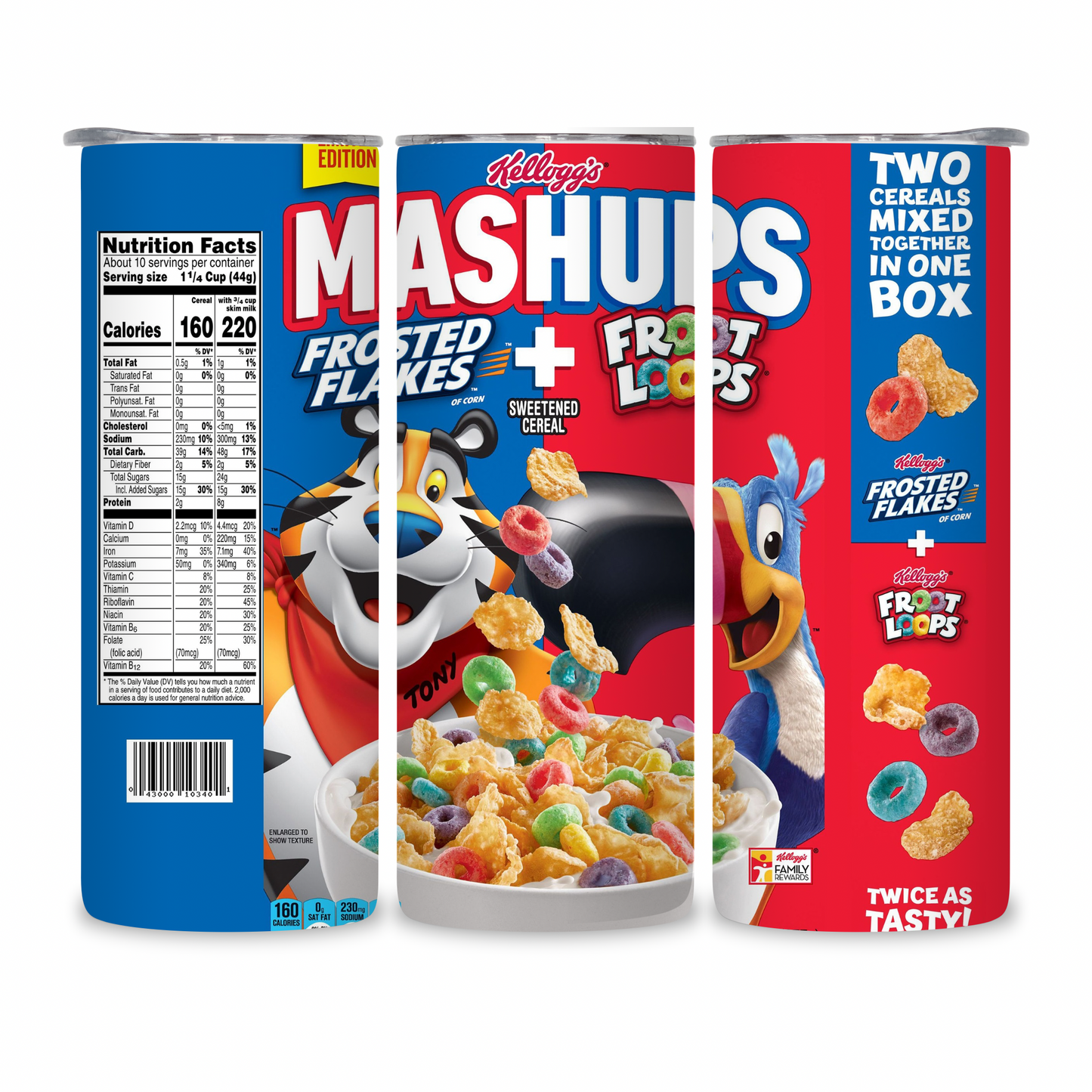 20 OZ Cereal Stainless Steel Tumblers