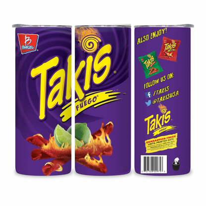 20 OZ Chips Stainless Steel Tumblers