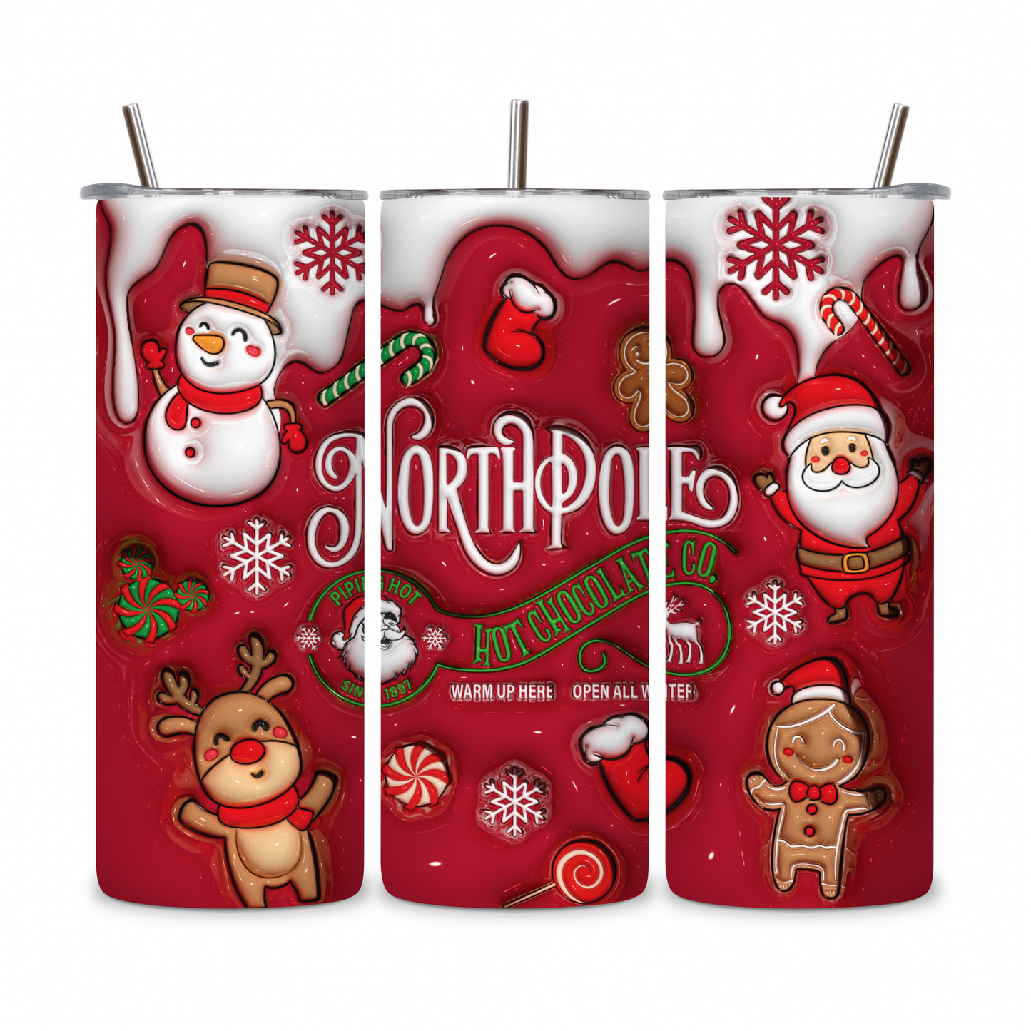 20 OZ Christmas & Winter Stainless Steel Tumblers