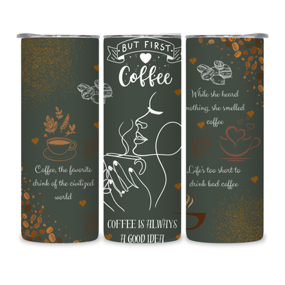 20 OZ Coffee Design Stainless Steel Tumblers