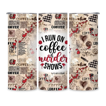 20 OZ Coffee Design Stainless Steel Tumblers