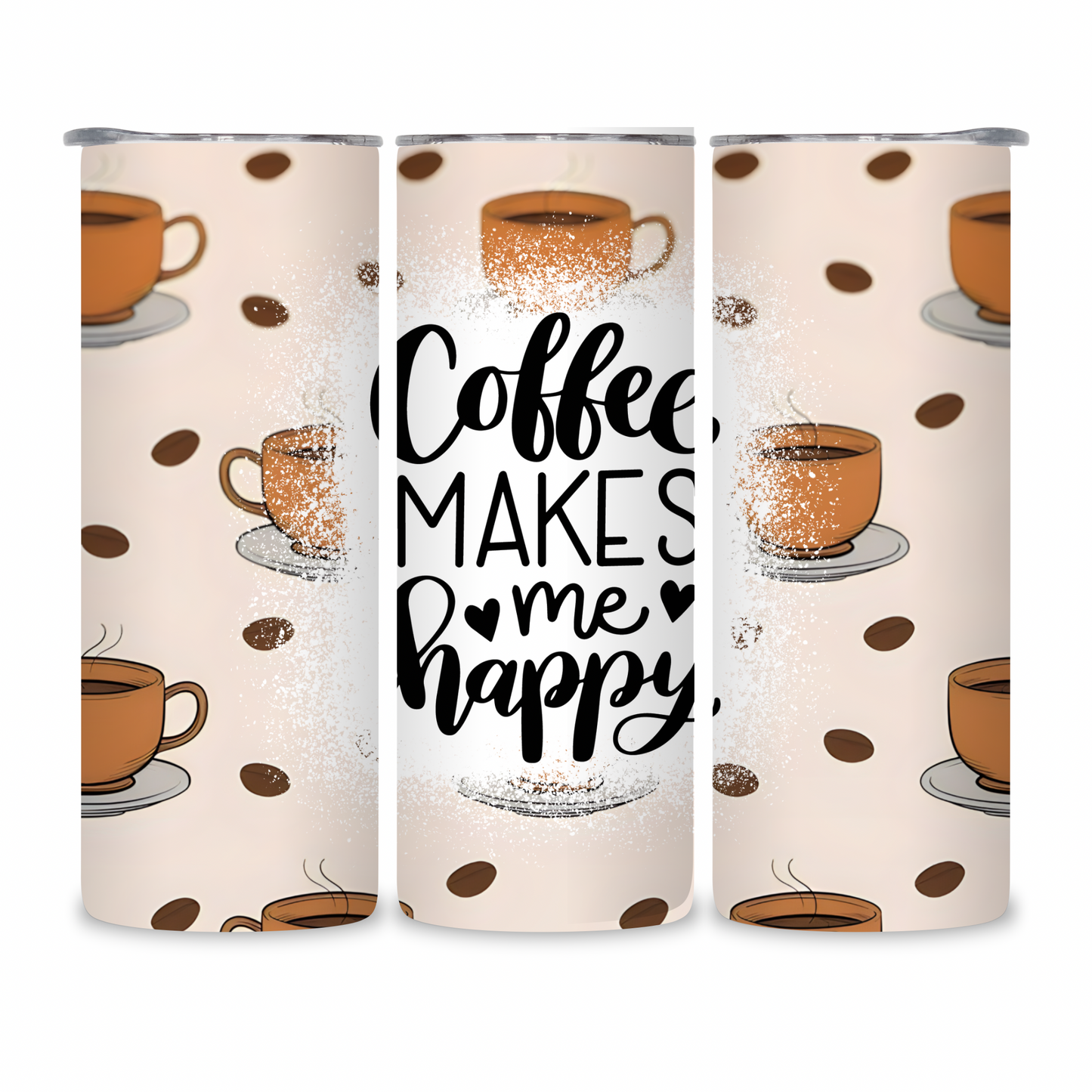 20 OZ Coffee Design Stainless Steel Tumblers