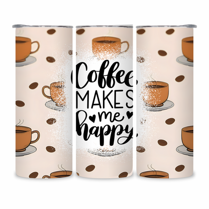 20 OZ Coffee Design Stainless Steel Tumblers