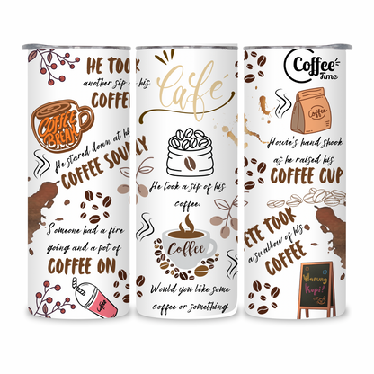 20 OZ Coffee Design Stainless Steel Tumblers
