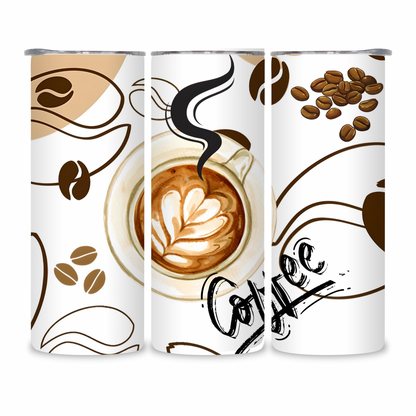 20 OZ Coffee Design Stainless Steel Tumblers