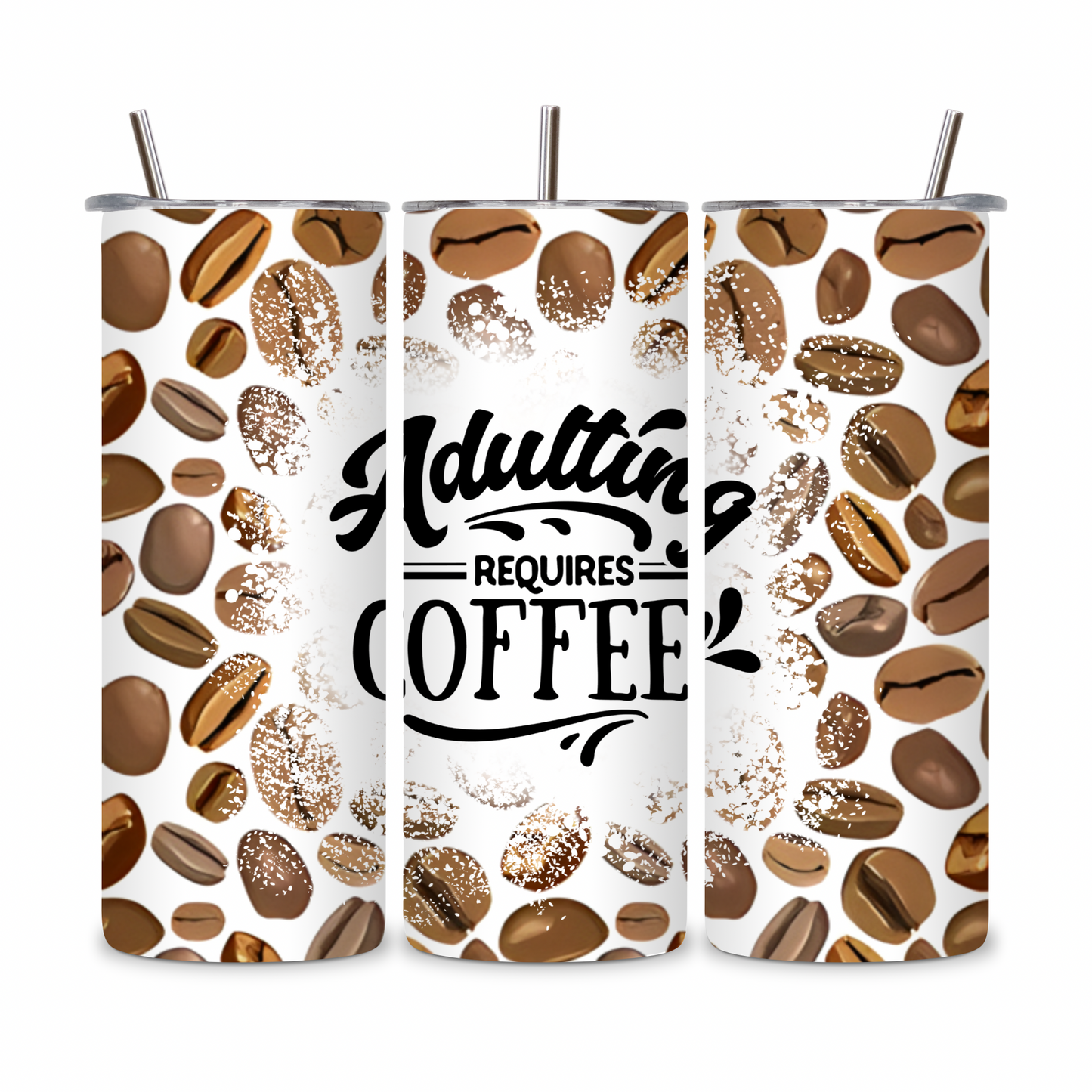 20 OZ Coffee Design Stainless Steel Tumblers