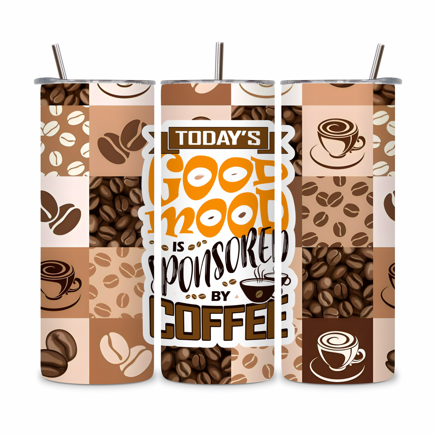 20 OZ Coffee Design Stainless Steel Tumblers