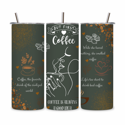 20 OZ Coffee Design Stainless Steel Tumblers