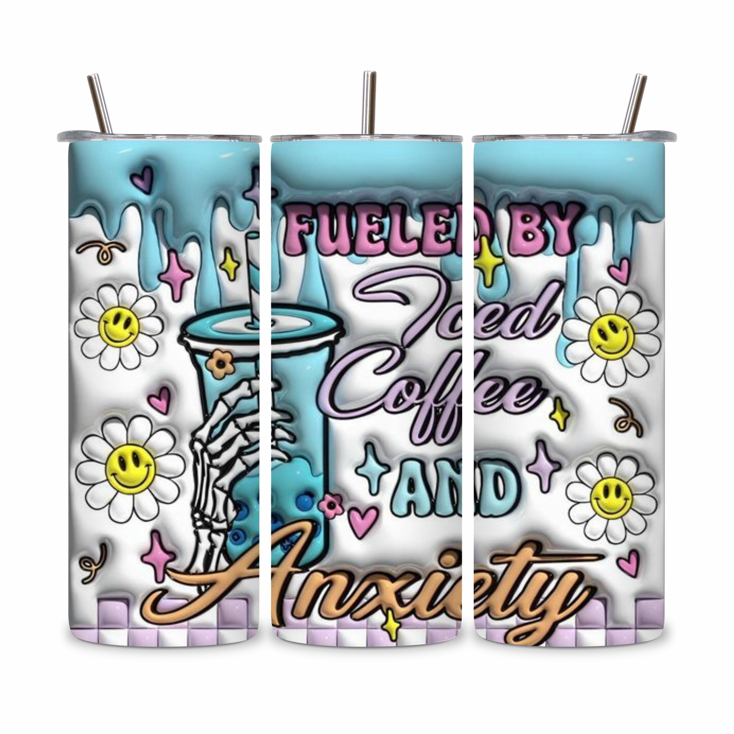 20 OZ Coffee Design Stainless Steel Tumblers