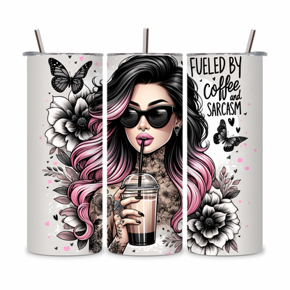 20 OZ Coffee Design Stainless Steel Tumblers