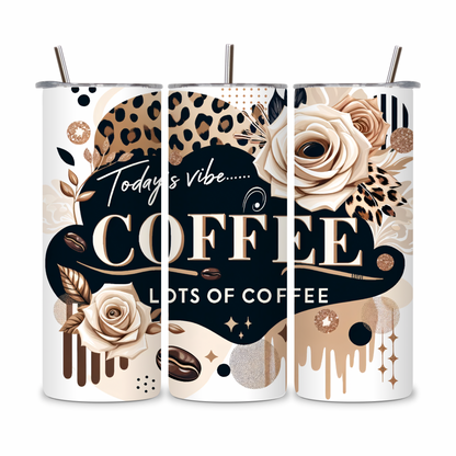 20 OZ Coffee Design Stainless Steel Tumblers