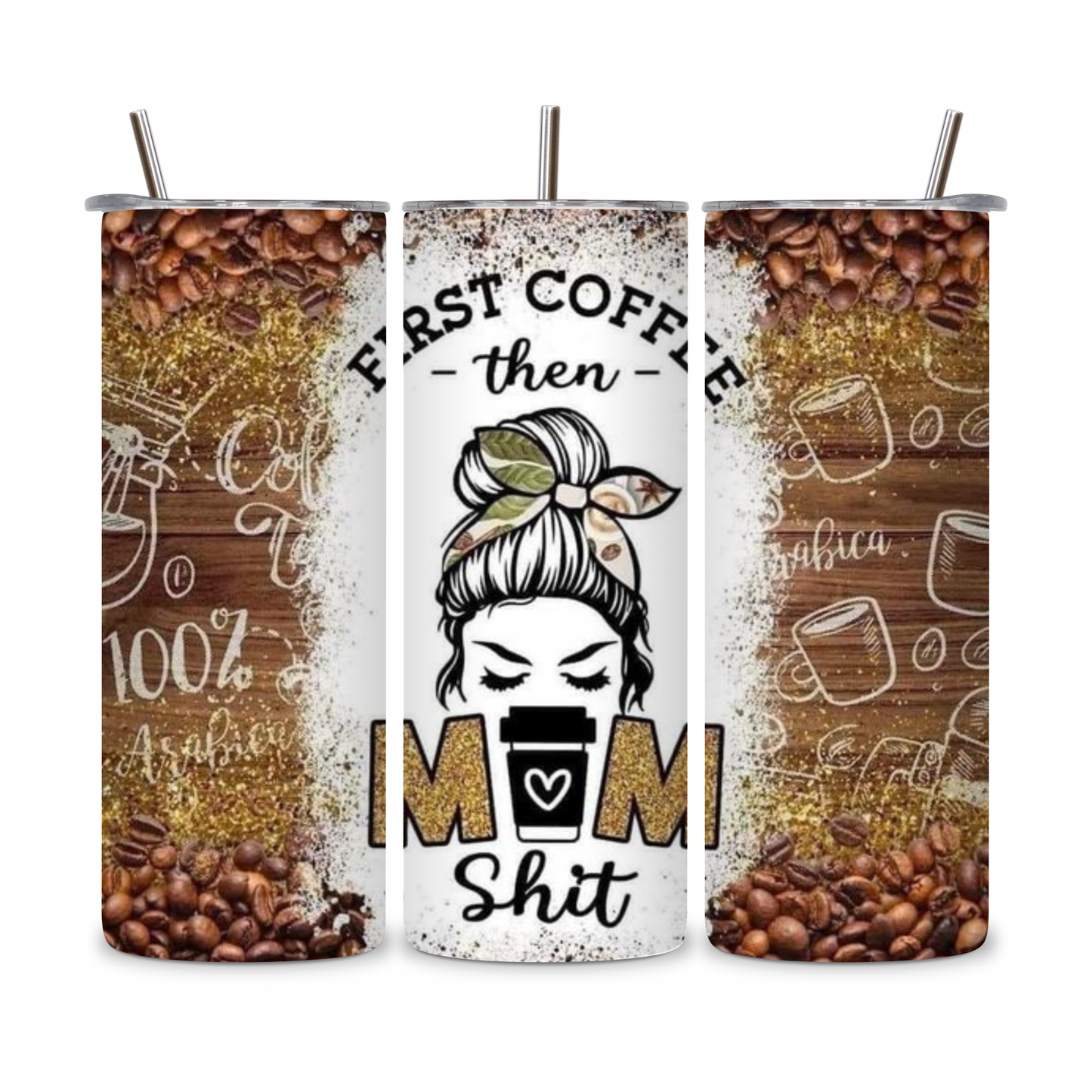 20 OZ Coffee Design Stainless Steel Tumblers