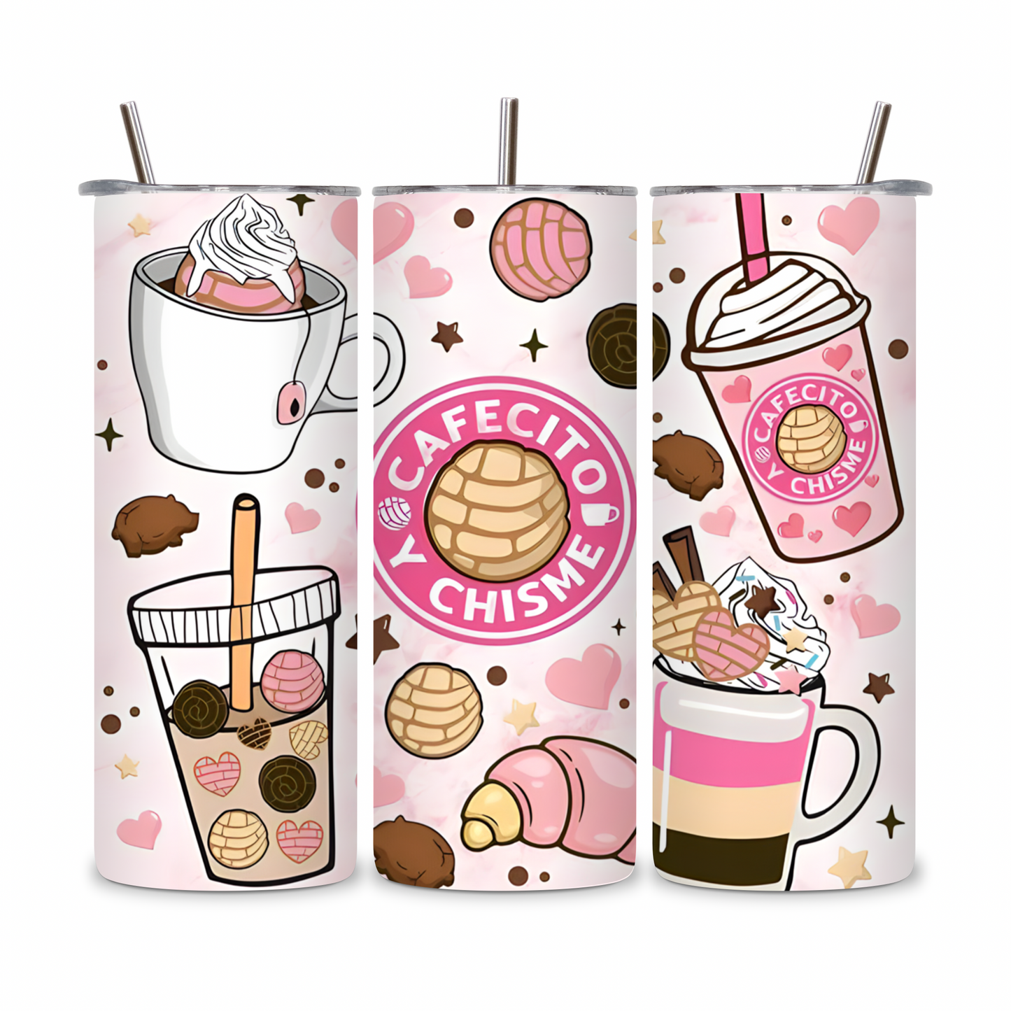 20 OZ Coffee Design Stainless Steel Tumblers