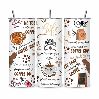 20 OZ Coffee Design Stainless Steel Tumblers