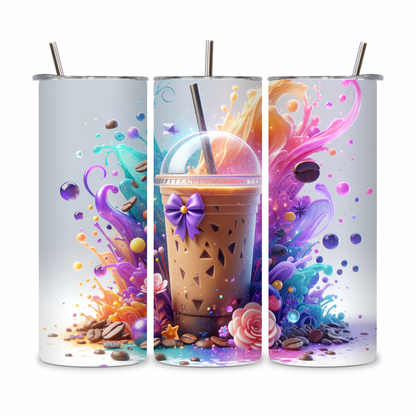 20 OZ Coffee Design Stainless Steel Tumblers