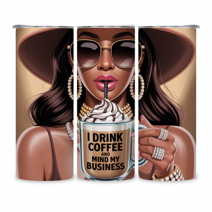 20 OZ Coffee Design Stainless Steel Tumblers