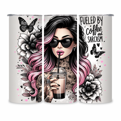 20 OZ Coffee Design Stainless Steel Tumblers