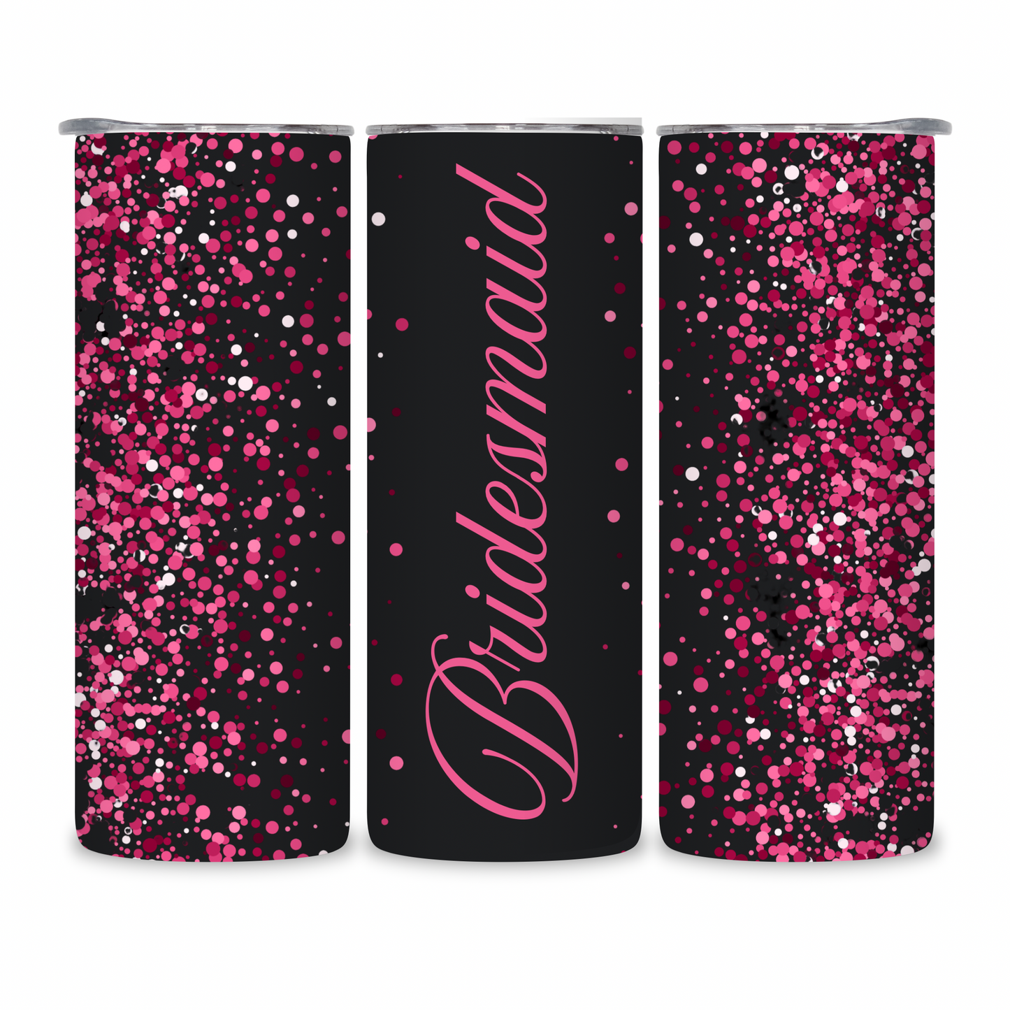 20 OZ Floral Bridesmaid Stainless Steel Tumblers