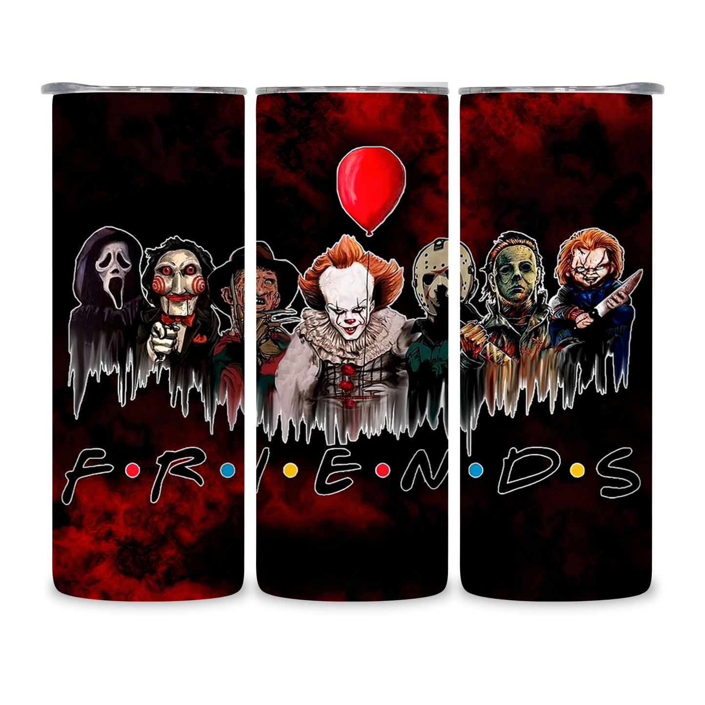 20 OZ Horror Characters Stainless Steel Tumblers