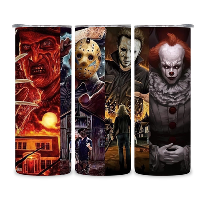 20 OZ Horror Characters Stainless Steel Tumblers