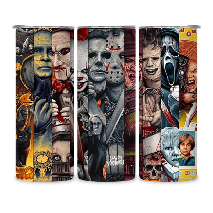 20 OZ Horror Characters Stainless Steel Tumblers