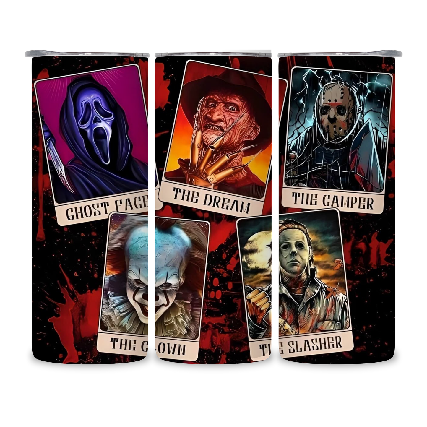 20 OZ Horror Characters Stainless Steel Tumblers