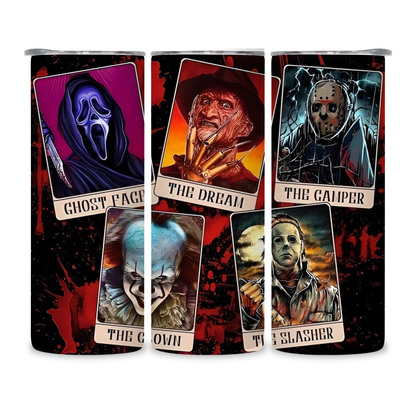 20 OZ Horror Characters Stainless Steel Tumblers