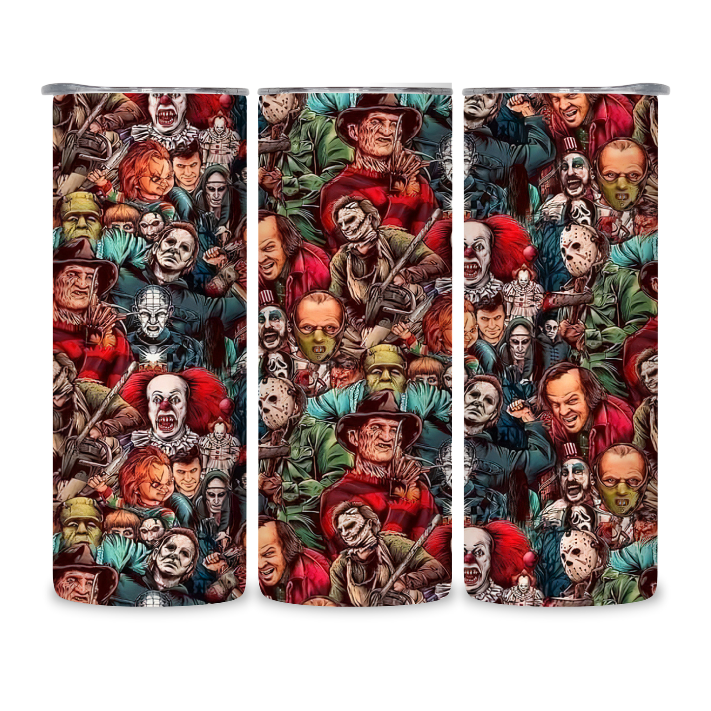 20 OZ Horror Characters Stainless Steel Tumblers