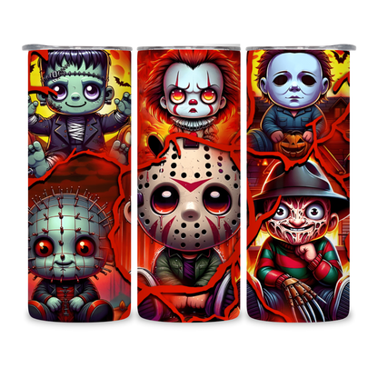 20 OZ Horror Characters Stainless Steel Tumblers