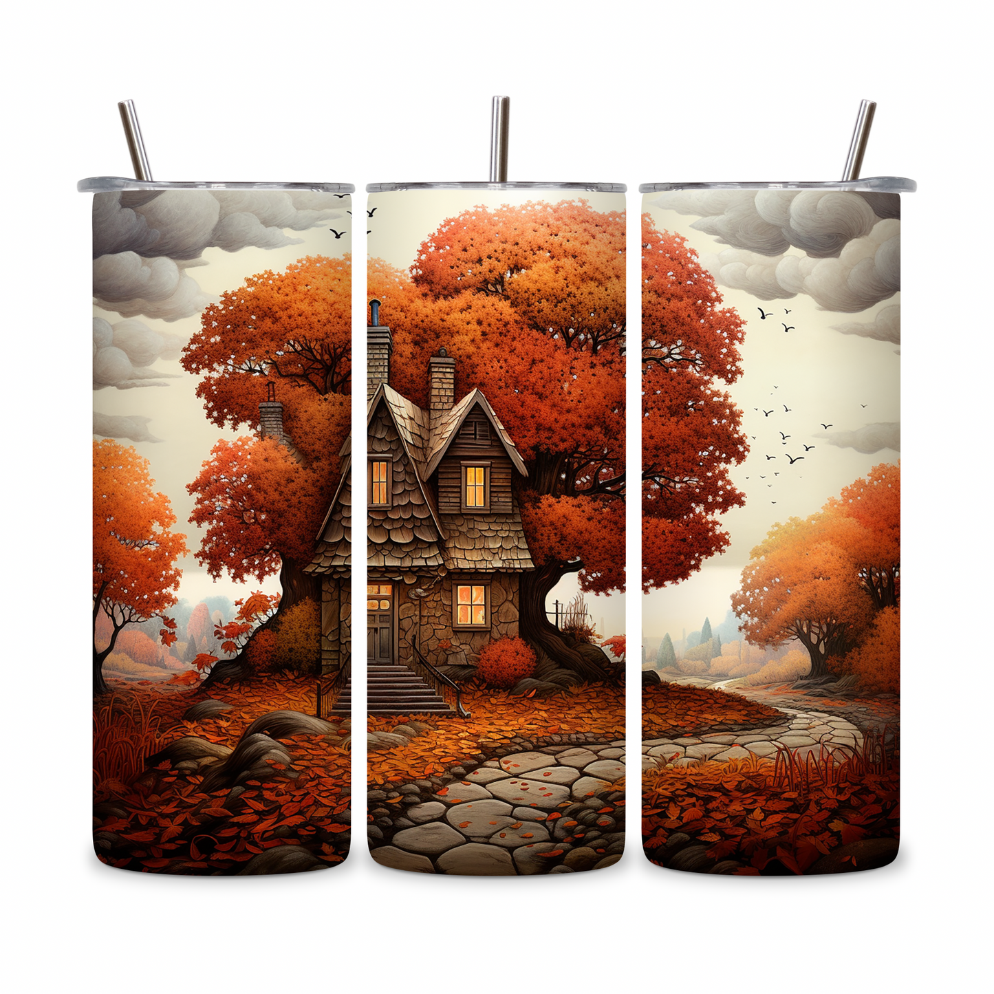 20 OZ Fall Stainless Steel Tumblers