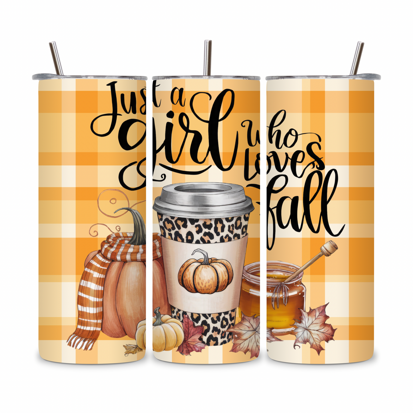20 OZ Fall Stainless Steel Tumblers