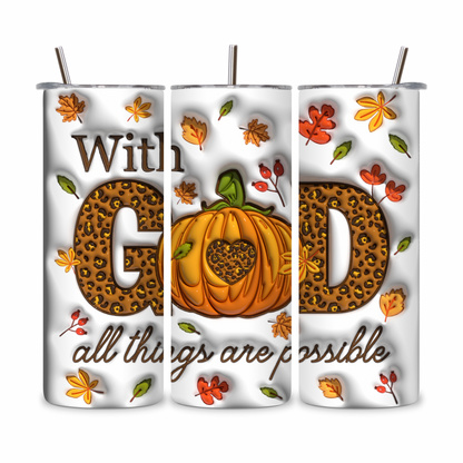 20 OZ Fall Stainless Steel Tumblers