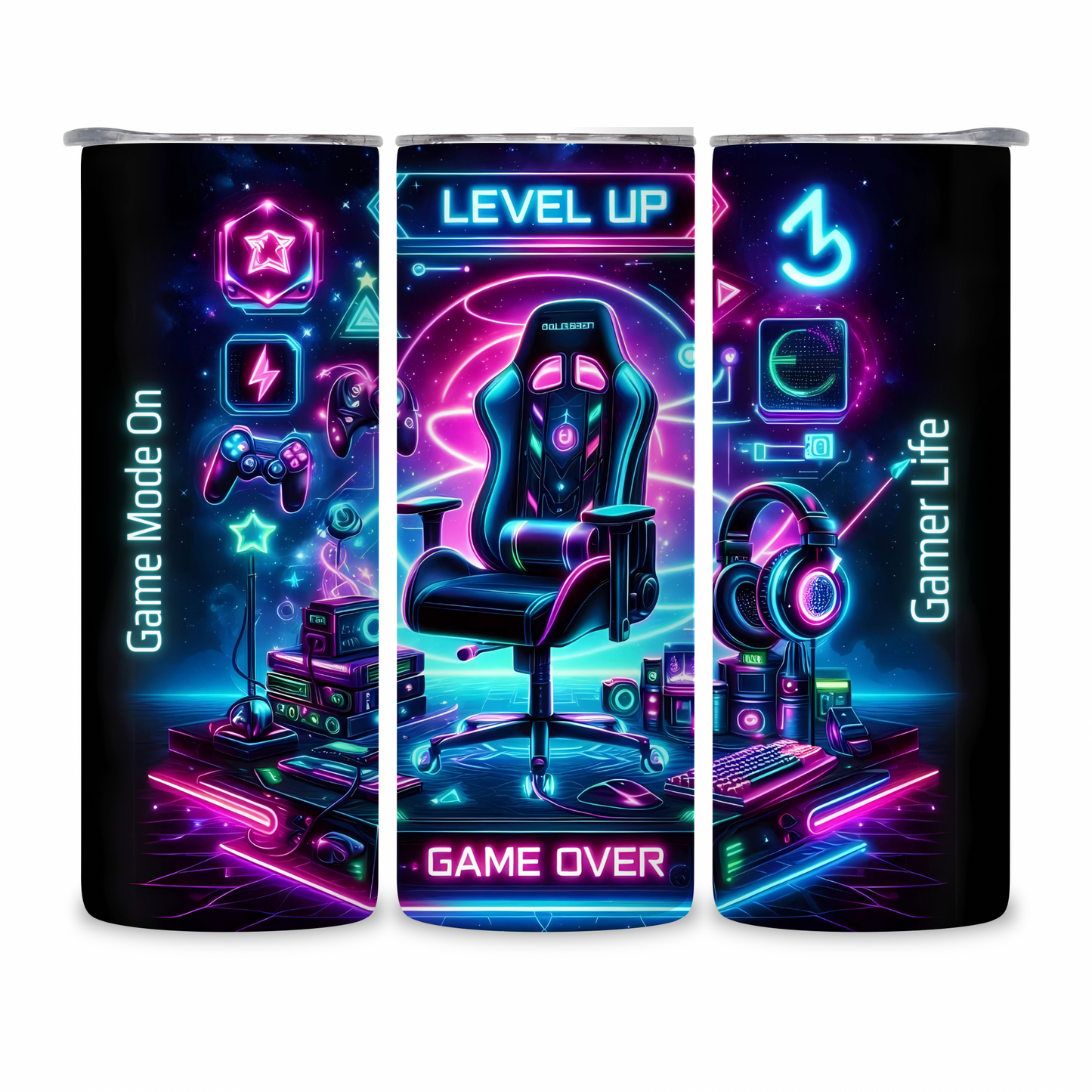 20 OZ Gamer Stainless Steel Tumblers
