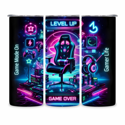 20 OZ Gamer Stainless Steel Tumblers