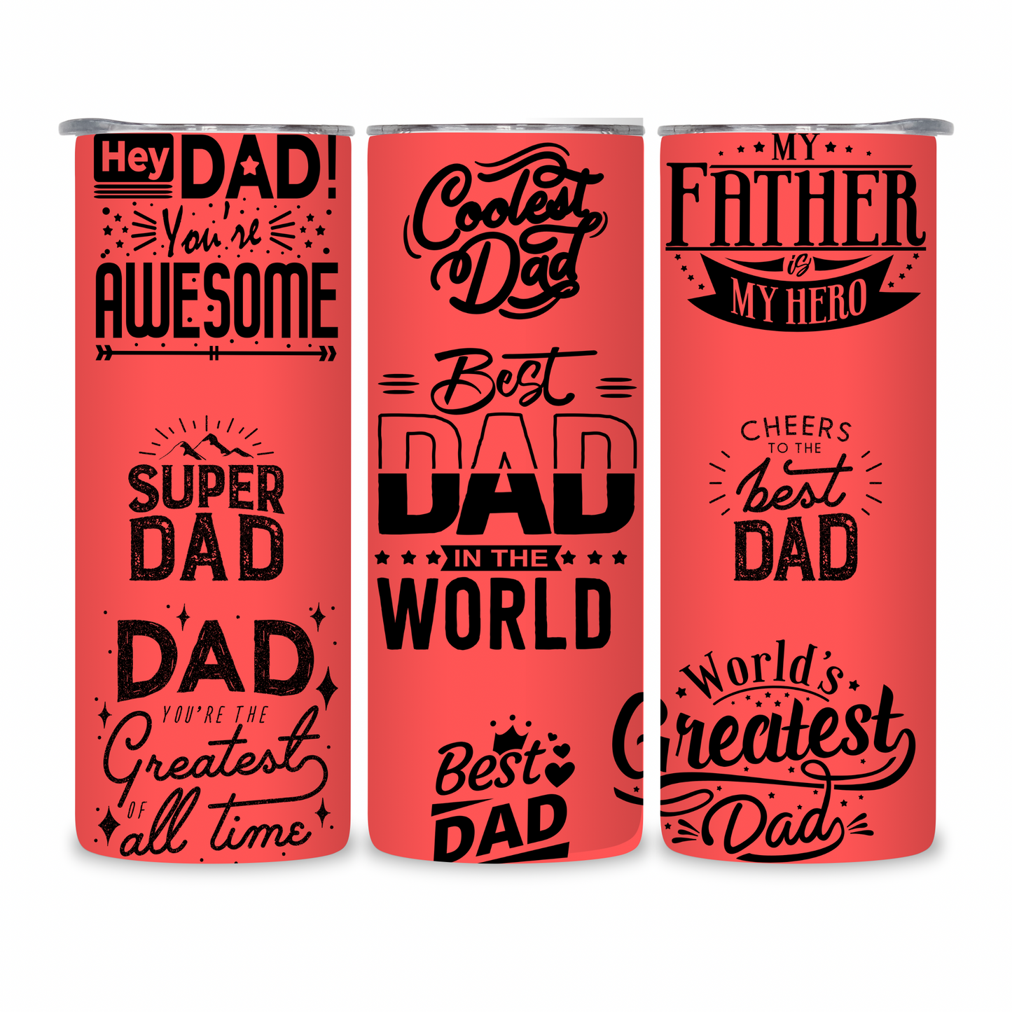 20 OZ Dad Stainless Steel Tumblers