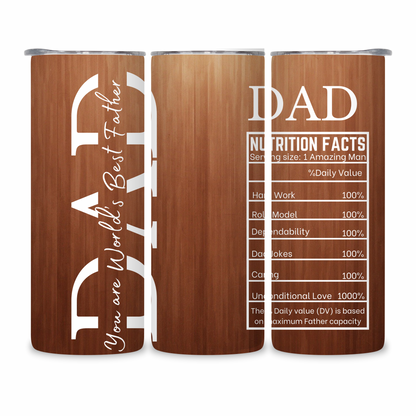 20 OZ Dad Stainless Steel Tumblers