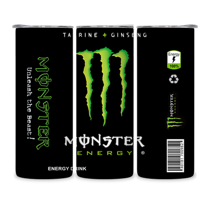 20 OZ Energy Drinks Stainless Steel Tumblers