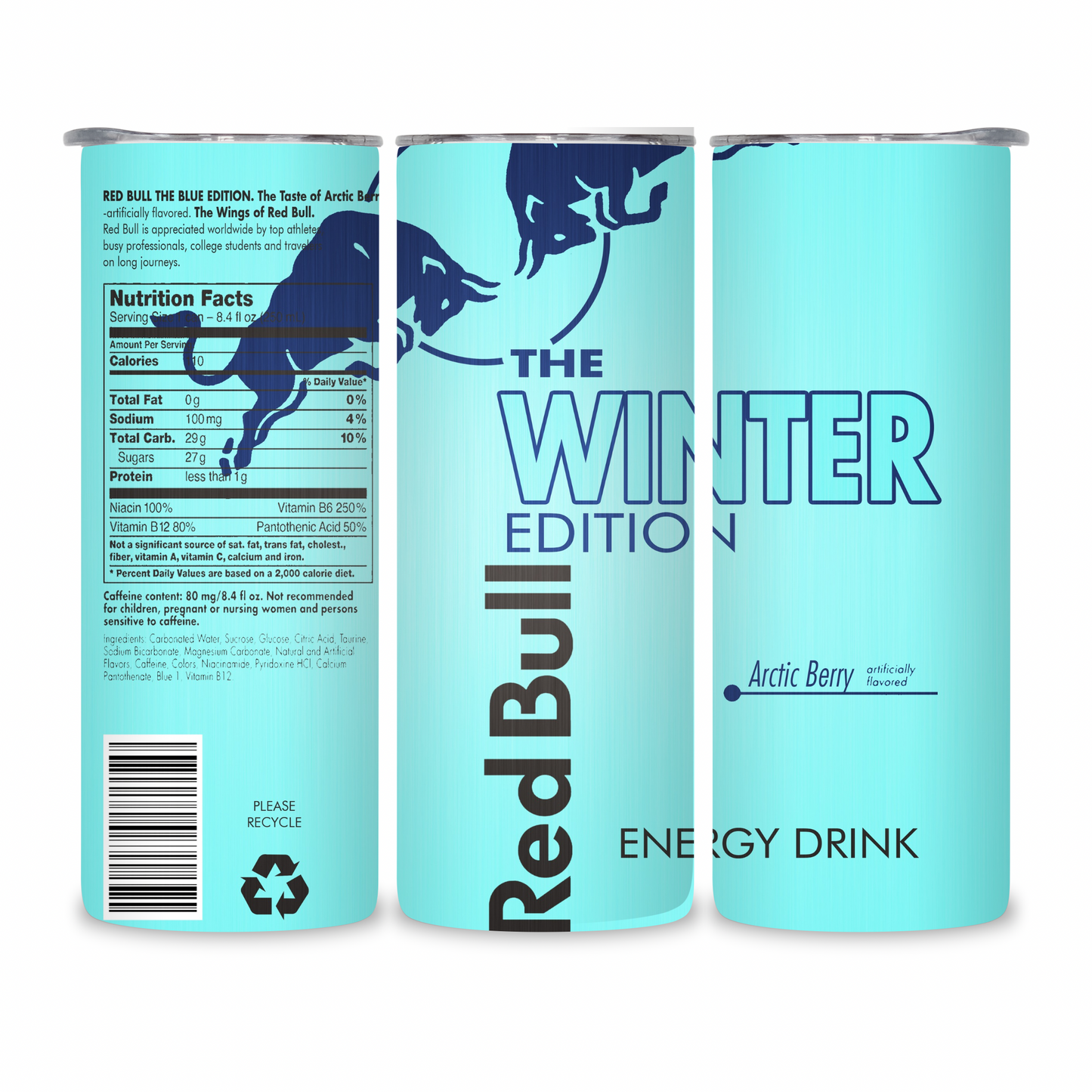 20 OZ Energy Drinks Stainless Steel Tumblers