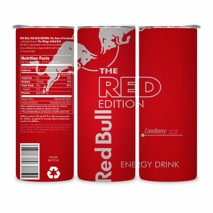 20 OZ Energy Drinks Stainless Steel Tumblers