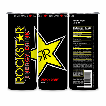 20 OZ Energy Drinks Stainless Steel Tumblers