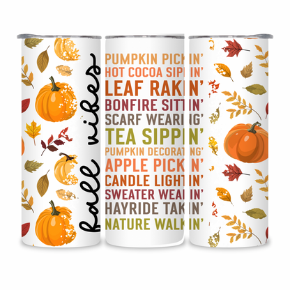 20 OZ Fall Stainless Steel Tumblers