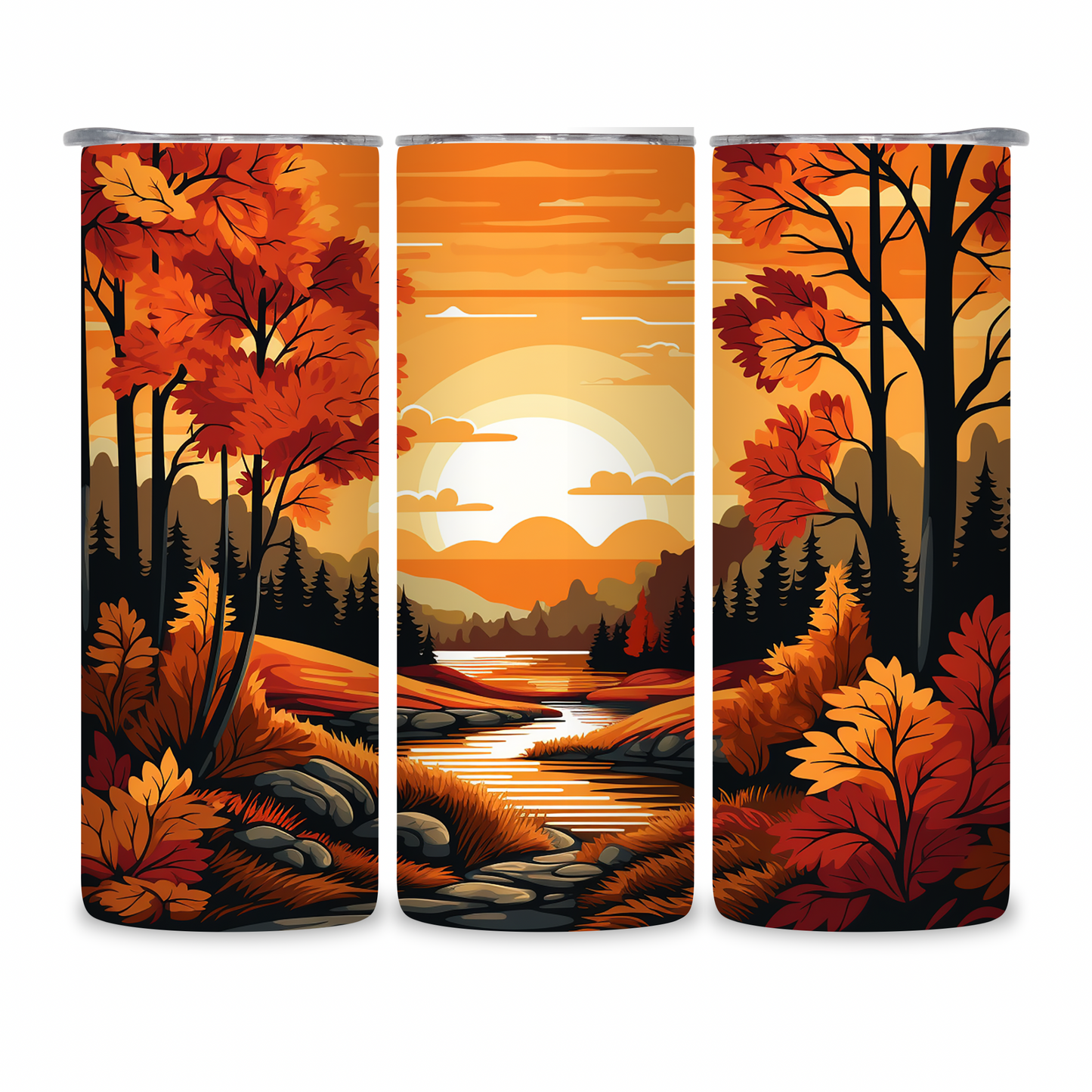 20 OZ Fall Stainless Steel Tumblers