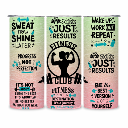 20 OZ Women’s Fitness Stainless Steel Tumblers