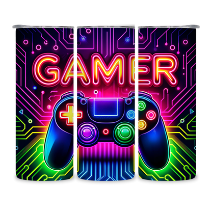 20 OZ Gamer Stainless Steel Tumblers